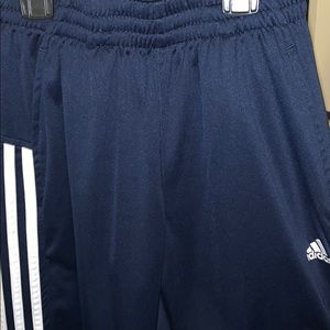 Navy Blue Adidas Track Pants